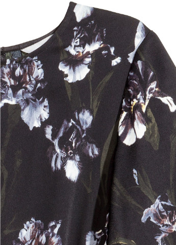 Комбинезон H&M комбинезон-брюки рисунок чёрный кэжуал