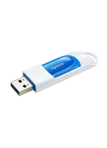 Флеш память USB AH23A 16GB USB 2.0 White (AP16GAH23AW-1) Apacer флеш память usb apacer ah23a 16gb usb 2.0 white (ap16gah23aw-1) (135165452)