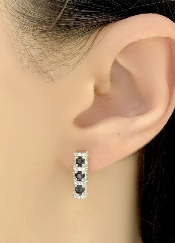 Серьги Silver Flame (152533088)