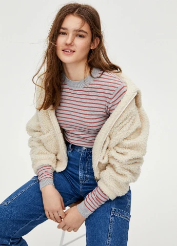 Комбінований демісезонний джемпер джемпер Pull & Bear