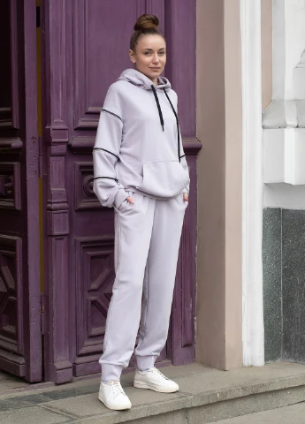 Худі oversize "SNAKE" бузкове InRed (248407708)