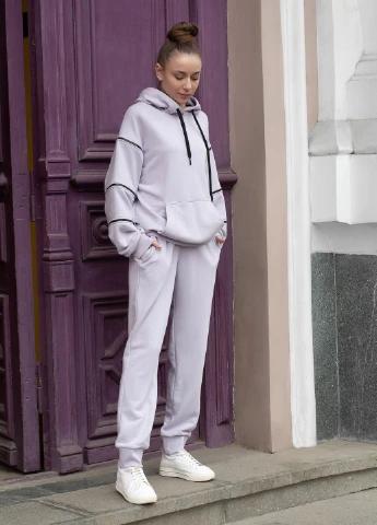 Худі oversize "SNAKE" бузкове InRed (248407708)