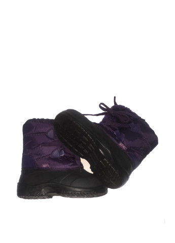 Фиолетовые сапоги Bris со шнурками
