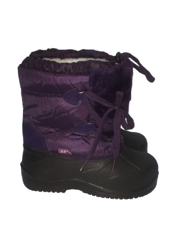 Фиолетовые сапоги Bris со шнурками