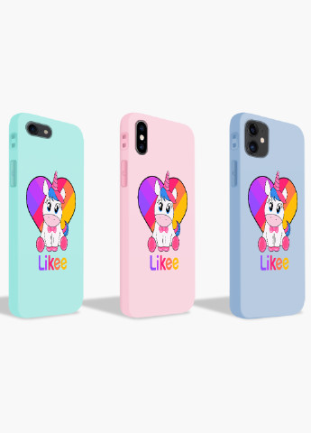 Чехол силиконовый Apple Iphone 8 plus Лайк Единорог (Likee Unicorn) (6154-1594) MobiPrint (219536987)