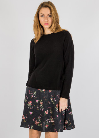 Черное кэжуал платье Bebe Plus с цветочным принтом