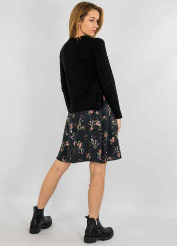 Черное кэжуал платье Bebe Plus с цветочным принтом