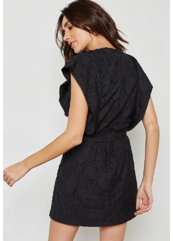 Черное кэжуал платье Mango однотонное