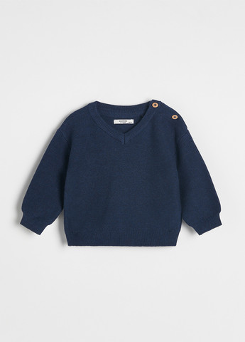 Темно-синий демисезонный пуловер пуловер Reserved