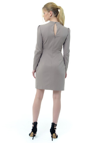 Серое кэжуал платье Arefeva однотонное