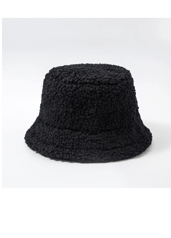 Жіноча хутрова зимова шапка панама тепла плюшева пухнаста Тедді баранчик каракуль Сірий NoName Панама (250515522)