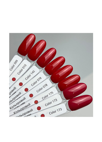 Гель-лак для манікюру, червоний 175, 12 мл Izzy (363030615)