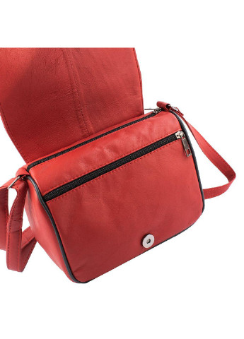 Жіноча шкіряна сумка-почтальонка 20х16х9 см TuNoNa (232989291)