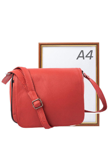 Жіноча шкіряна сумка-почтальонка 20х16х9 см TuNoNa (232989291)