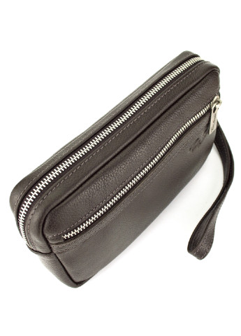 Клатч чоловічий шкіряний (барсетка) B11 коричневий Tom Stone (211195913)