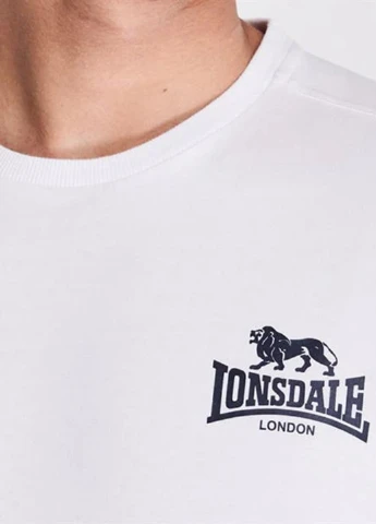 Белая футболка Lonsdale