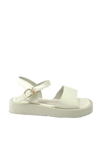 Бежевые босоножки No Brand с ремешком