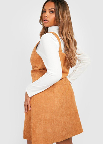 Демисезонный женский сарафан Boohoo однотонный