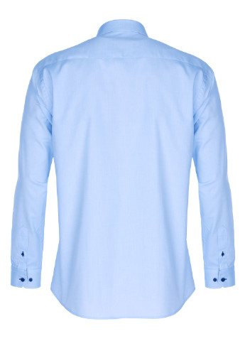 Голубой кэжуал рубашка однотонная Pako Lorente с длинным рукавом