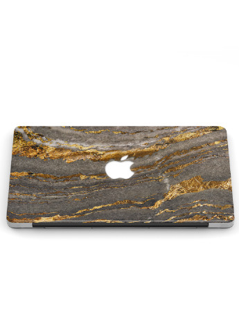 Чохол пластиковий для Apple MacBook Air 11 A1465 / A1370 Мармур з золотом (Marble with gold) (6349-2333) MobiPrint (218858434)