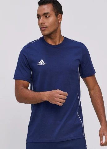 Синяя футболка adidas