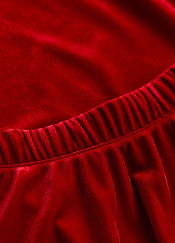 Червоний літній костюм (блуза, спідниця) H&M