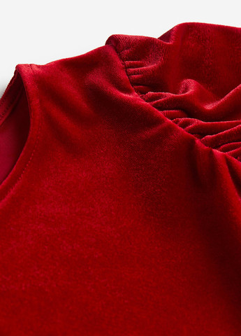 Червоний літній костюм (блуза, спідниця) H&M