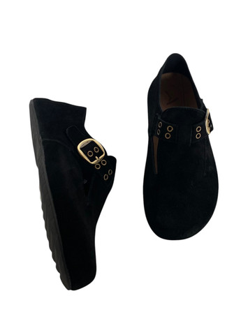 ALLSY Туфли черный з натуральная замша, китай — демисезон (329348858)