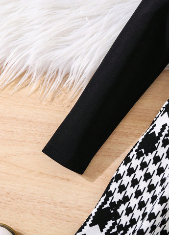 Чорно-біла сукня SHEIN (331738896)