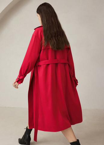 Плащ SHEIN тренчкот на гудзиках демісезон (316555411)