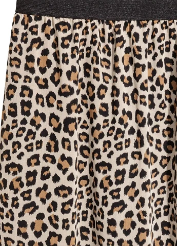 Разноцветная однотонная юбка H&M
