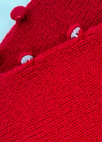 Красный демисезонный свитер SHEIN