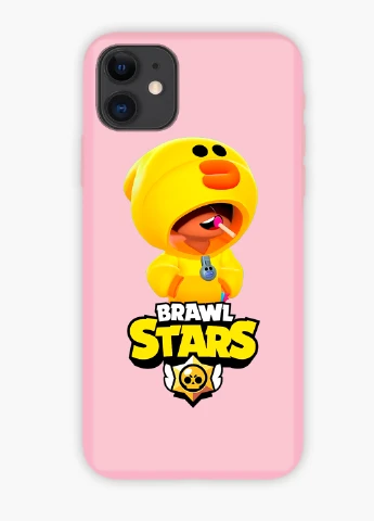 Чохол силіконовий Apple Iphone 7 plus Леон Качка Курча Бравл Старс (Leon Sally Brawl Stars) (17364-1020) MobiPrint (219284637)