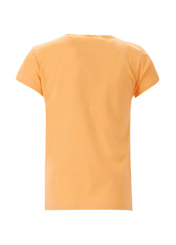 Персиковая летняя футболка DeFacto