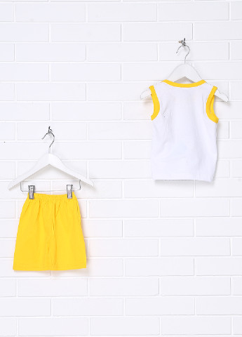 Жовтий літній комплект (майка, шорты) Senino