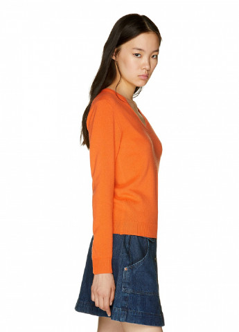 Оранжевый демисезонный пуловер пуловер United Colors of Benetton