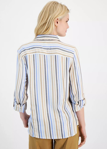 Цветная кэжуал рубашка в полоску Tommy Hilfiger