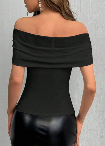 Чёрная блуза SHEIN