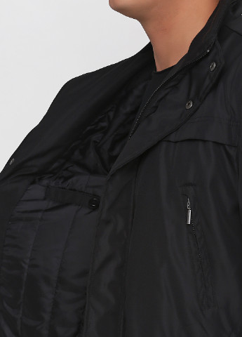 Черная демисезонная куртка Carlo Comberti