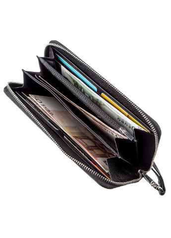 Жіночий шкіряний гаманець-клатч 10х19,5 см st leather (252128542)