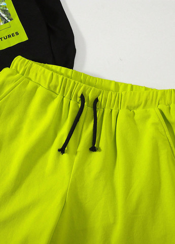 Комбінований літній комплект (футболка, шорти) SHEIN