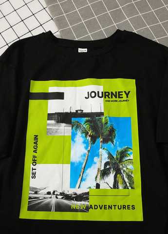 Комбінований літній комплект (футболка, шорти) SHEIN