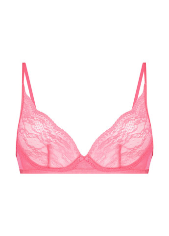 Розовый бюстгальтер Hunkemoller с косточками полиамид