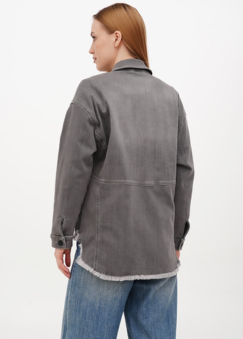 Серая демисезонная куртка Oui