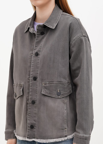 Серая демисезонная куртка Oui