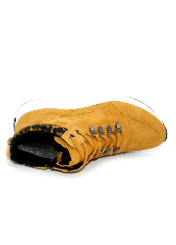 Осенние ботинки сникерсы Caprice со шнуровкой из натуральной замши