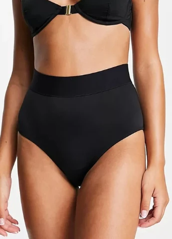 Черные купальные трусики-плавки Asos