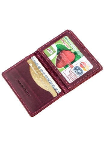 Шкіряна обкладинка для прав 10х7х0,5 см Grande Pelle (253490845)