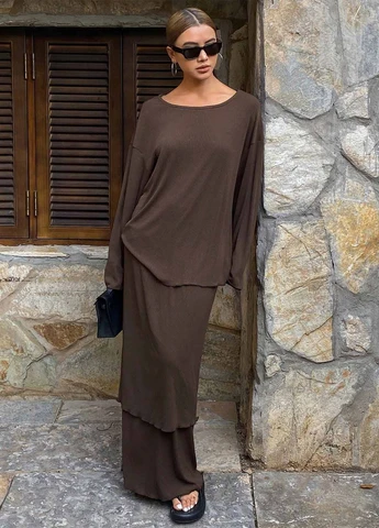 Костюм (лонгслів, спідниця) SHEIN (367004115)