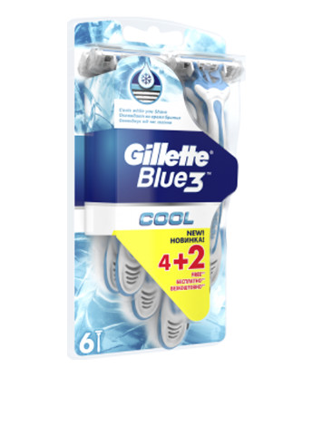 Бритвенный станок Blue 3 Cool (6 шт.) Gillette (138200770)